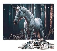 500 Piece Jigsaw Puzzles Game A Mystical Unicorn Wooden Puzzles Educational Game Challenge Toy As A 500pcs (52x38cm)