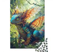 500 Piece Jigsaw Puzzles Game Animal Chameleon Wooden Puzzles Educational Game Challenge Toy As A 500pcs (52x38cm)