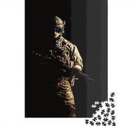500 Piece Jigsaw Puzzles Game Army Ranger Wooden Puzzles Educational Game Challenge Toy As A 500pcs (52x38cm)
