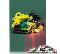 500 Piece Jigsaw Puzzles Game Art Sports Car Wooden Puzzles Educational Game Challenge Toy As A 500pcs (52x38cm)
