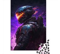 500 Piece Jigsaw Puzzles Game Black Troops In Space Wooden Puzzles Educational Game Challenge Toy As A 500pcs (52x38cm)