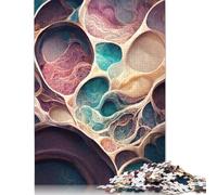 500 Piece Jigsaw Puzzles Game Fluid Abstract II Wooden Puzzles Educational Game Challenge Toy As A 500pcs (52x38cm)