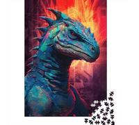 500 Piece Jigsaw Puzzles Game Megalosaurus Dinosaur Wooden Puzzles Educational Game Challenge Toy As A 500pcs (52x38cm)