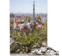 500 Piece Jigsaw Puzzles Game Park Güell Architecture Wooden Puzzles Educational Game Challenge Toy As A 500pcs (52x38cm)