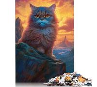 500 Piece Jigsaw Puzzles Game Persian Cat 5 Wooden Puzzles Educational Game Challenge Toy As A 500pcs (52x38cm)