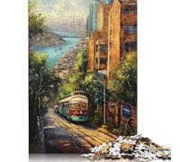 500 Piece Jigsaw Puzzles Game Sydney Australia Oil Paint Wooden Puzzles Educational Game Challenge Toy As A 500pcs (52x38cm)
