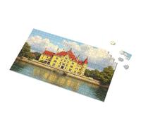 500 Piece Jigsaw Puzzles Grand Castle By The River Picture Puzzle Puzzles 500 Pieces Easter Gifts For Toddlers(1000PCS)
