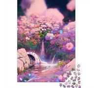 500 Piece Jigsaw Puzzles Morning Walk for Adults Wooden Puzzles Educational Toys 500pcs (52x38cm)