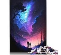 500 Piece Jigsaw Puzzles Mystical of The Galaxy Wooden Puzzles Educational Toys 500pcs (52x38cm)