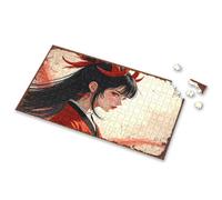 500 Piece Jigsaw Puzzles Red-Haired Beauty In Traditional Attire Picture Puzzle Puzzle 1000 Pieces 4 Year Old Boy Gift(300PCS)