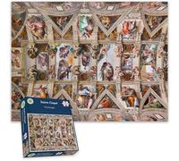 500 Piece Jigsaw Puzzles - Sistine Chapel Ceiling By Michelangelo - For Adults 50cm X 38cm, Artists Collection, Fine Art