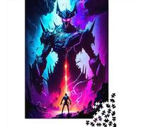500 Piece Jigsaw Puzzles Warrior And Cyborg Creative Square Wooden Jigsaw Puzzles for Adults 500pcs (52x38cm)