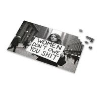 500 Piece Jigsaw Puzzles Women Don'T Owe You Anything Picture Puzzle Spot It Game For Kids Games For Kids 8-12(300PCS)
