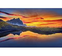 500 piece jigsaws,natural beauty,sunrise,Iceland 52x38CM