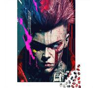 500 Piece Killer Square Puzzles for Adults, Wooden Puzzles Family Entertainment Toys 500pcs (52x38cm)