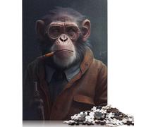 500 Piece King of The Forest Square Puzzles for Adults & Wooden Puzzles Educational Game 500pcs (52x38cm)