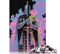 500 Piece Knight Pt. 2 Puzzles for Adults & Wooden Puzzles Educational Puzzle Family Game 500pcs (52x38cm)