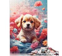 500 Piece Labrador Puppy Jigsaw Puzzles for Adults Teenagers Puzzles for Adults Puzzles Relax Puzzles Games 500pcs (52x38cm)