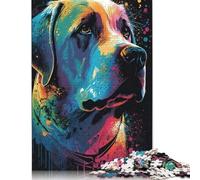 500 Piece Labrador Retriever Style 4 Jigsaw Puzzles for Adults Teenagers Puzzles for Adults & Teenager Brain Teaser Puzzle 500pcs (52x38cm)