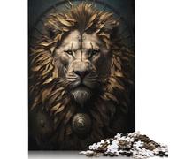 500 Piece Lion Fairy Tale Puzzles for Adults Wooden Puzzles Educational Game for Children As A 500pcs (52x38cm)