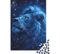 500 Piece Lion Glow Puzzles for Adults Wooden Puzzles Educational Games For Kids 500pcs (52x38cm)