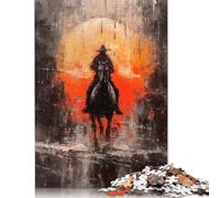 500 Piece Lone Cavalier Jigsaw Puzzles for Adult Teenagers Wooden Puzzle Adult Jigsaw Puzzle Puzzle for Adults And Teenager 500pcs (52x38cm)