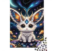 500 Piece Lovely Creatures Square Puzzles for Adults & Wooden Puzzles Educational Game 500pcs (52x38cm)