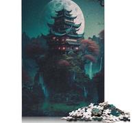 500 Piece Magical House Jigsaw Puzzle for Adult Teenagers Wooden Puzzle for Adults And Teenager for Adults& Teenagers Age 12 Years Up 500pcs (52x38cm)