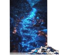 500 Piece Magical Path Square Puzzle for Adults, Wooden Puzzles Puzzle Hands-on Game 500pcs (52x38cm)