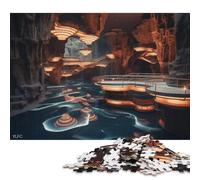 500 Piece Mars Fantasy Underground Jigsaw Puzzle for Adult Teenagers Puzzle Jigsaws for Adults Puzzles for Adults 500pcs (52x38cm)