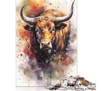 500 Piece Matador Watercolors Adult Puzzles Wooden Puzzles Educational Stress Relief Toy Puzzle 500pcs (52x38cm)