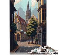 500 Piece Metz Pixel Art Jigsaw Puzzles for Adults Teenagers Wood Puzzle Jigsaws for Adults Secret Santa Gifts 500pcs (52x38cm)