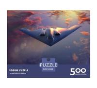 500 Piece Military Fighter Adult Puzzles Wooden Puzzles Educational Stress Relief Toy Puzzle 500pcs (52x38cm)