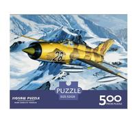 500 Piece Military Fighter Puzzles for Adults Wooden Puzzles Educational Game for Children As A 500pcs (52x38cm)