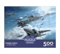 500 Piece Military Fighter Puzzles for Adults Wooden Puzzles Educational Games For Kids 500pcs (52x38cm)