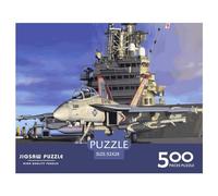 500 Piece Military Fighter Puzzles for Wooden Puzzles Educational Game for Adult 500pcs (52x38cm)