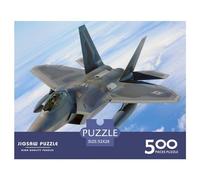500 Piece Military_fighter Square Jigsaw Puzzles for Adults, Wooden Puzzles Educational Game for Children 500pcs (52x38cm)