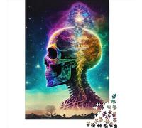 500 Piece Mind Blown Square Puzzle for Adults Wooden Puzzles Educational Puzzle Family Game 500pcs (52x38cm)