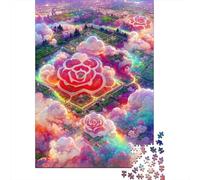 500 Piece Morning Walk Creative Square Jigsaw Puzzles for Adults And Wooden Puzzles Educational Game for Adult 500pcs (52x38cm)