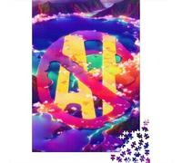 500 Piece Morning Walk Creative Square Jigsaw Puzzles for Adults & Wooden Puzzles Educational Toys 500pcs (52x38cm)