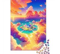 500 Piece Morning Walk Creative Square Jigsaw Puzzles for Adults & Wooden Puzzles Educational Toys 500pcs (52x38cm)