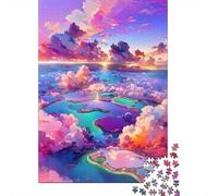 500 Piece Morning Walk Puzzles For Adults Wooden Puzzles Brain Teaser Puzzles For Children 500pcs (52x38cm)