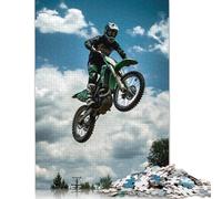 500 Piece Motocross Jump Jigsaw Puzzlesfor Adults Teenagers Puzzles Jigsaw Puzzles for Adult 500pcs (52x38cm)