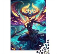 500 Piece Mystic Depths Square Jigsaw Puzzles for Adults, Wooden Puzzles Educational Game for Children 500pcs (52x38cm)