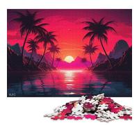 500 Piece 'Mystic Synthwave Odyssey Adult Jigsaw Puzzle Puzzle Jigsaws for Adults Teenagers Age 12+ 500pcs (52x38cm)
