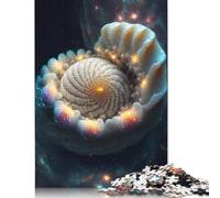 500 Piece Nebula Nautilus Square Jigsaw Puzzles for Adults, Wooden Puzzles Learning Educational Toy 500pcs (52x38cm)