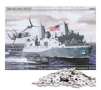 500 Piece New York LPD21 Dock Square Puzzle for Adults, Wooden Puzzles Puzzle Hands-on Game 500pcs (52x38cm)