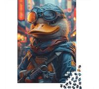 500 Piece Ninja_duck Creative Square Jigsaw Puzzles for Adults & Wooden Puzzles Educational Toys 500pcs (52x38cm)