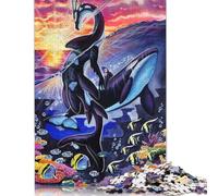 500 Piece Oceans Sunrise Puzzles for Adults Wooden Puzzles Educational Games For Kids 500pcs (52x38cm)