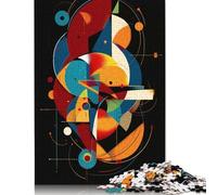500 Piece Orbital Alignment - Modern Geometric Abstract Jigsaw Puzzles for Adults Puzzle Jigsaws for Adults Learning Educational Toys 500pcs (52x38cm)
